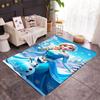 Elsa's Magical Ice Garden Floor Mat Perfect for Balcony Dormitory Entryway Game Room Antislip Carpet Office home decor