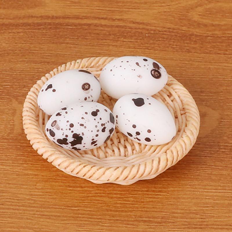 1/12 Dollhouse Mini Bread Hamburger Juice Set Simulation Kitchen Breakfast Food For Dolls House Decor Kids Pretend Play Toys