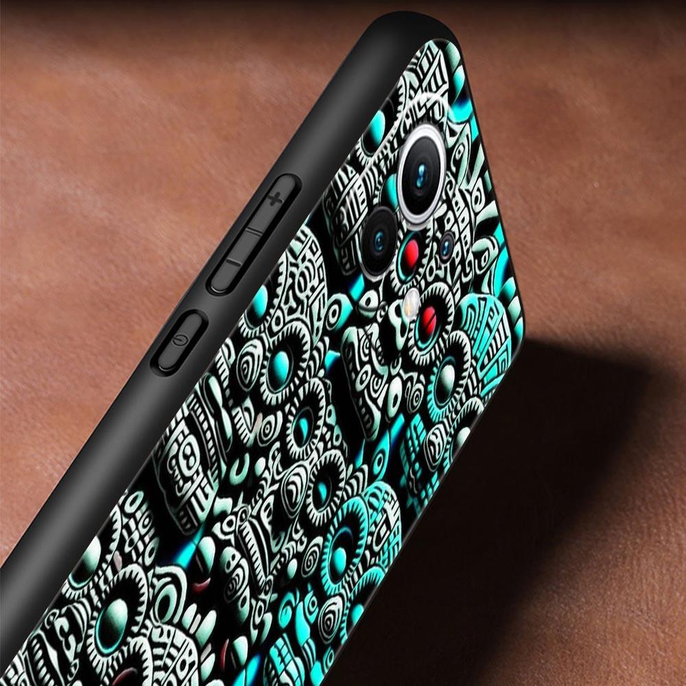 Vintage Totem Painting Phone Case Cover for Xiaomi Mi 17 15 14 13 12 11 Ultra 15T 14T 13T 12T 11T Pro Lite 5G Soft TPU Shell Bag