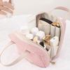 Miaoqiao Portable Corduroy Cosmetic Bag