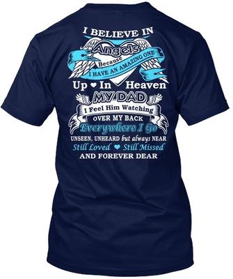 My Dad My Angel In Memory Unisex T-shirts