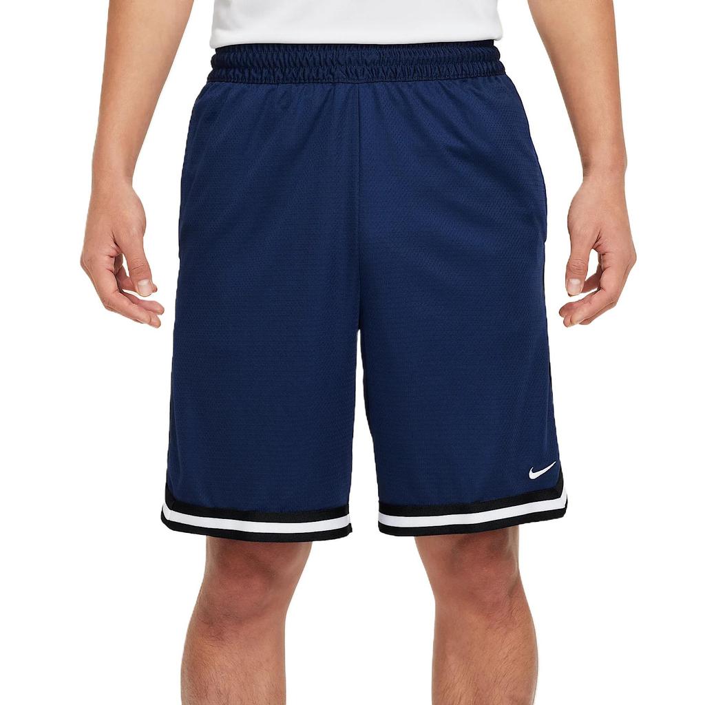 Nike Dri-Fit DNA Swoosh Comfortable Soft Breathable Three-Quarter Casual Shorts Men Shorts Midnight-Navy Black White FN2605-410