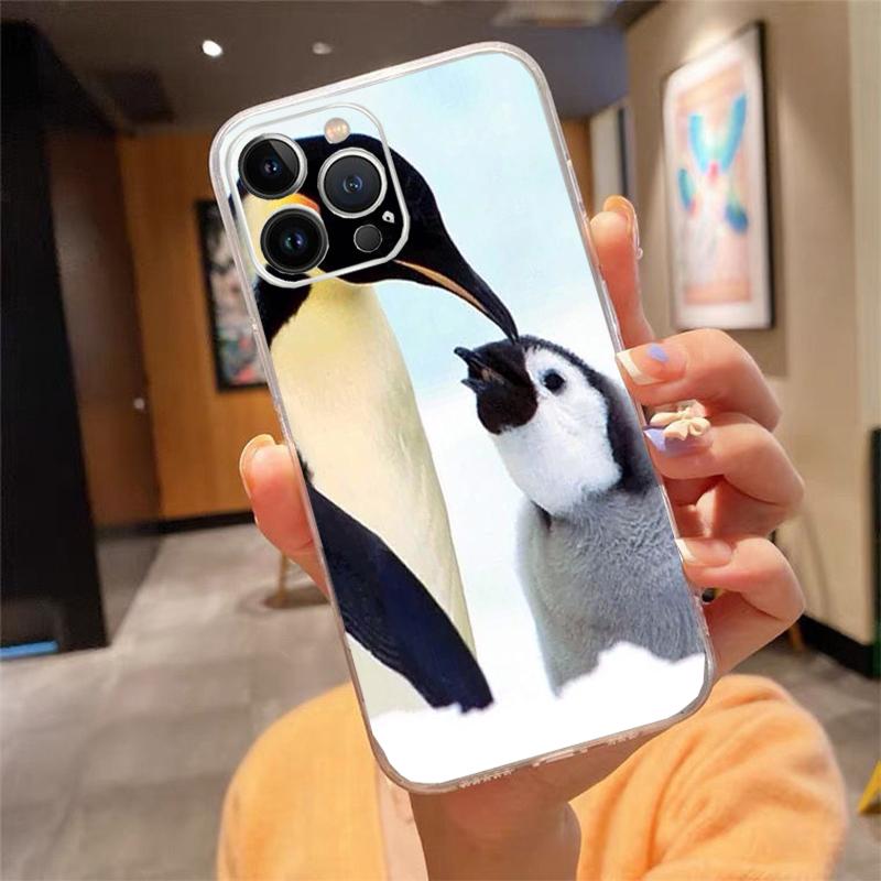 Phone Case For iphone 17ProMax Air 16 15 14 13 Pro Max 15 16 Pro 15Plus Cute Lovely Penguin