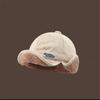 Lamb Wool Flying Caps Windproof Duckbill Hat Fashion Bomber Hats  Outdoor