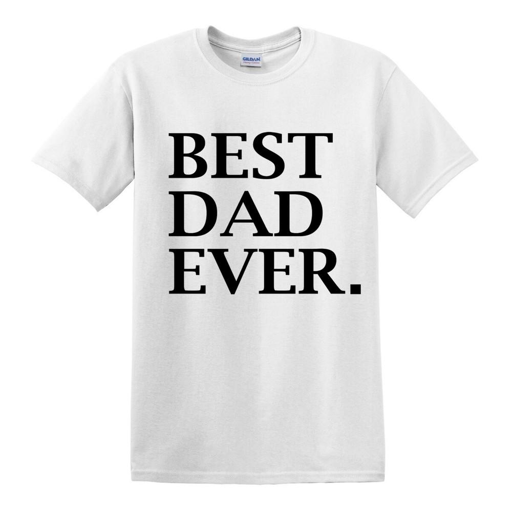 BEST DAD EVER TSHIRT Father day gift Presents Funny Daddy New S5XL Hero Top 2XL