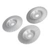 3Pcs Wood Carving Disc Set Woodworking Angle Grinder Grinding Wheels Carbon Steel 100mm Dia 16mm ID
