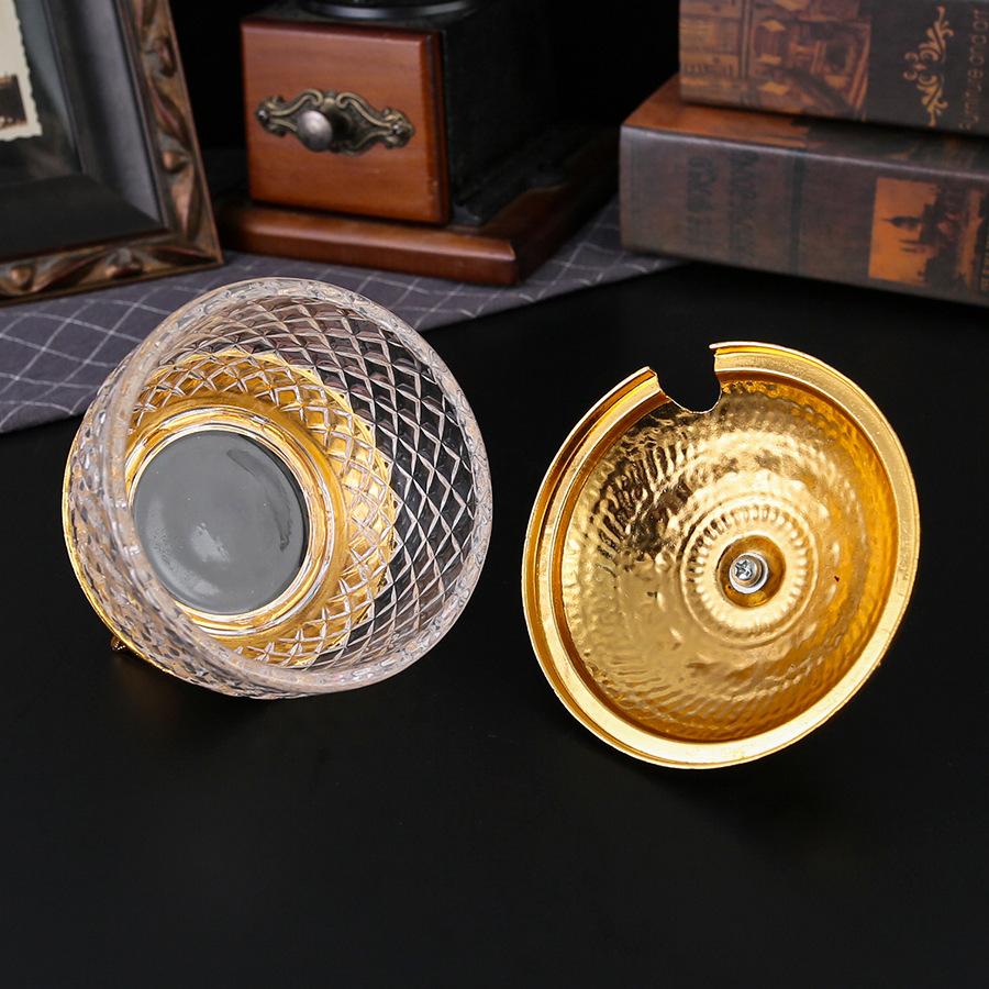 Nahöstlicher Arabischer Tulpen-Deckel Zuckerdose Europäische Große Zucker- Gu Leichter Luxus Gewürzglas Küchengewürz Aufbewahrungsglas