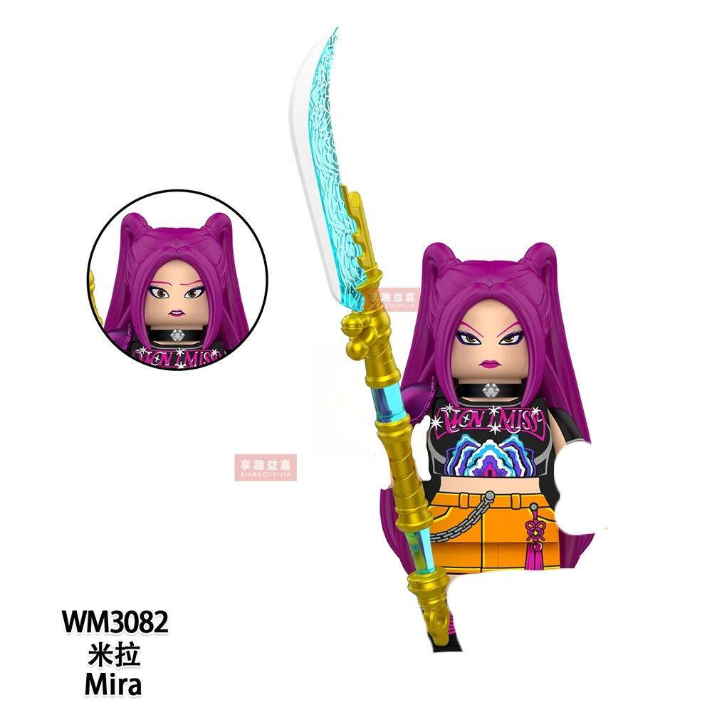 New Kpop Demon Hunters Mini Action Figure Building Blocks Toy Peripherals Desk Decoration Collection Figures Model Toy For Kid