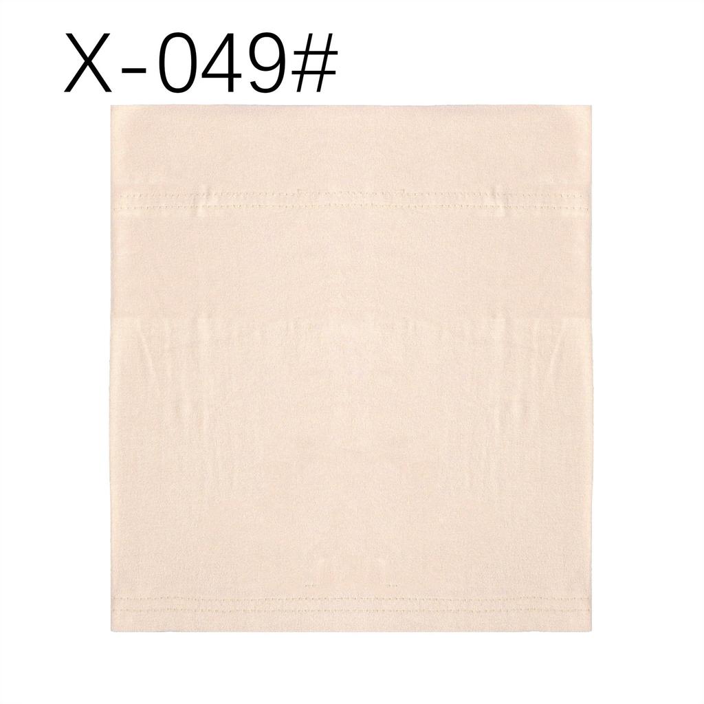[Extended Version of Square Hat] High-quality Mercerized Cotton High-elasticity Tube Hat Bottomed Women's Headscarf Back Hat Absorbs Sweat and Is Bre