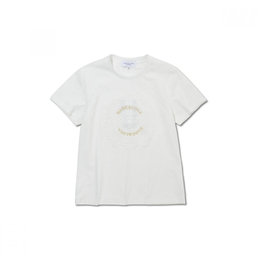 

Mark Lona W Gn One PoinT Round T shirTs Ls2ia80f WHITE/M