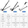 High Air Pressure Pump W/ Gauge for Front Fork Suspension Shock Absorber Bike Tire Presta Schrader Valve Inflator Hose Rotatable