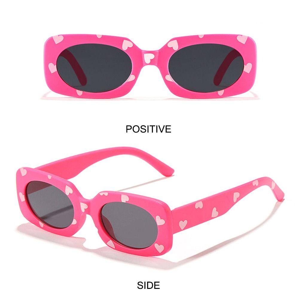 2-8 Years Kids Rectangular Sun Glasses Sun Protection Girls Boys Shades Vintage Eyewear