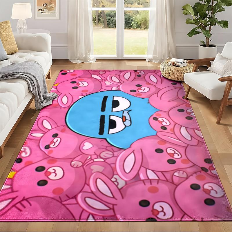 Gumball Carpet Door Mat for Living Room or Bedroom Protective Mat Under Chair Office Decoration Christmas Gift Birthday Present