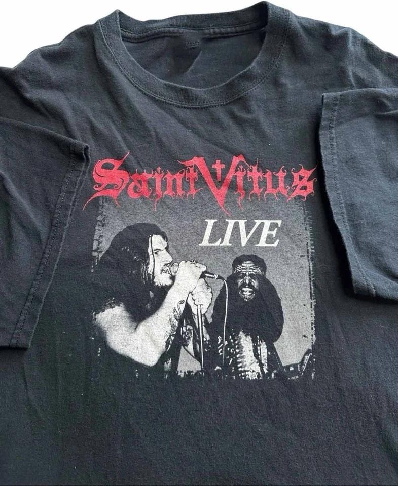 LIVE In Concert Saint Vitus Band Tee Shirt Black Unisex S-5XL S