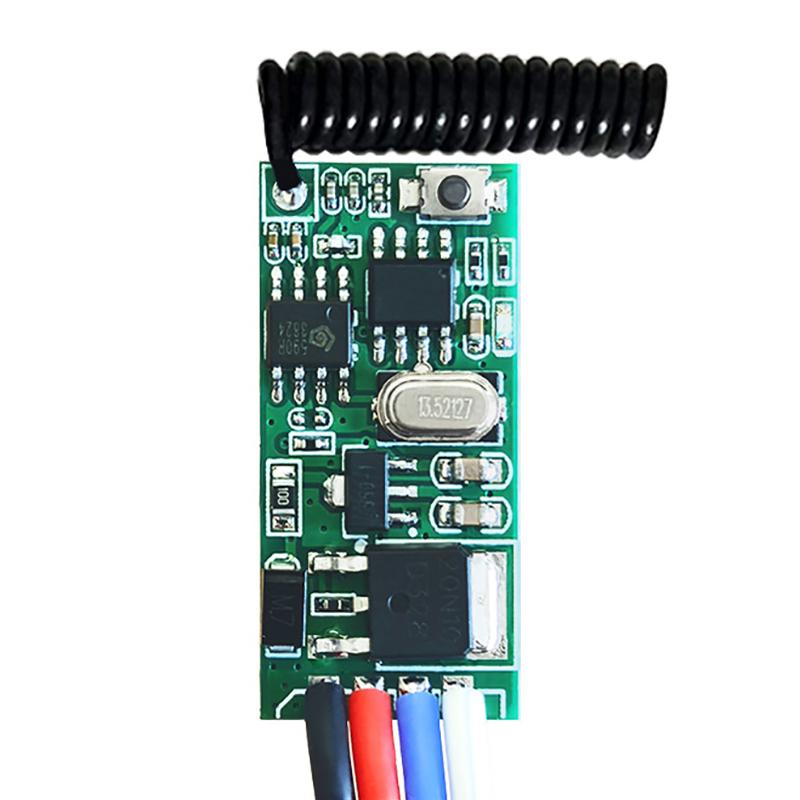 433Mhz DC 5-24V 1 Kanal Mini Relais Drahtlose RF Fernbedienung LED Lampensteuerung Schalter Mikro-Empfänger Sender