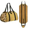 Hot Selling Large Capacity Outdoor Firewood Tote Bag for Logging and Storage.