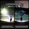 Rechargeable Powerful LED Flashlight Torch Light 10000LM High Power Flashlight Tactical Lantern Long-cut Range Hand Lamp For Camping