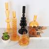 Decoration Single Layer Wedding Party Glass Vase Candle Holders Table Ornaments Candlesticks