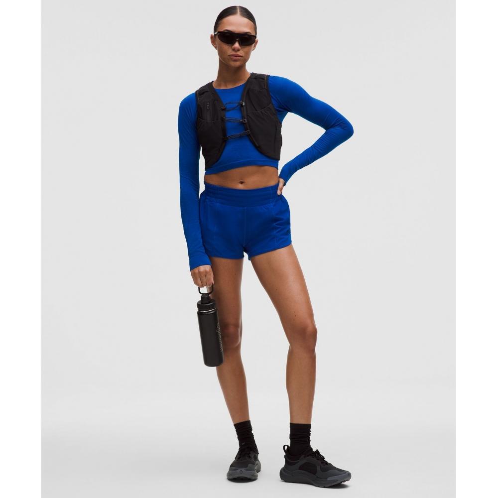 Lululemon Swiftly Tech Cropped Long Sleeve Shirt 2.0 Riverside Riverside