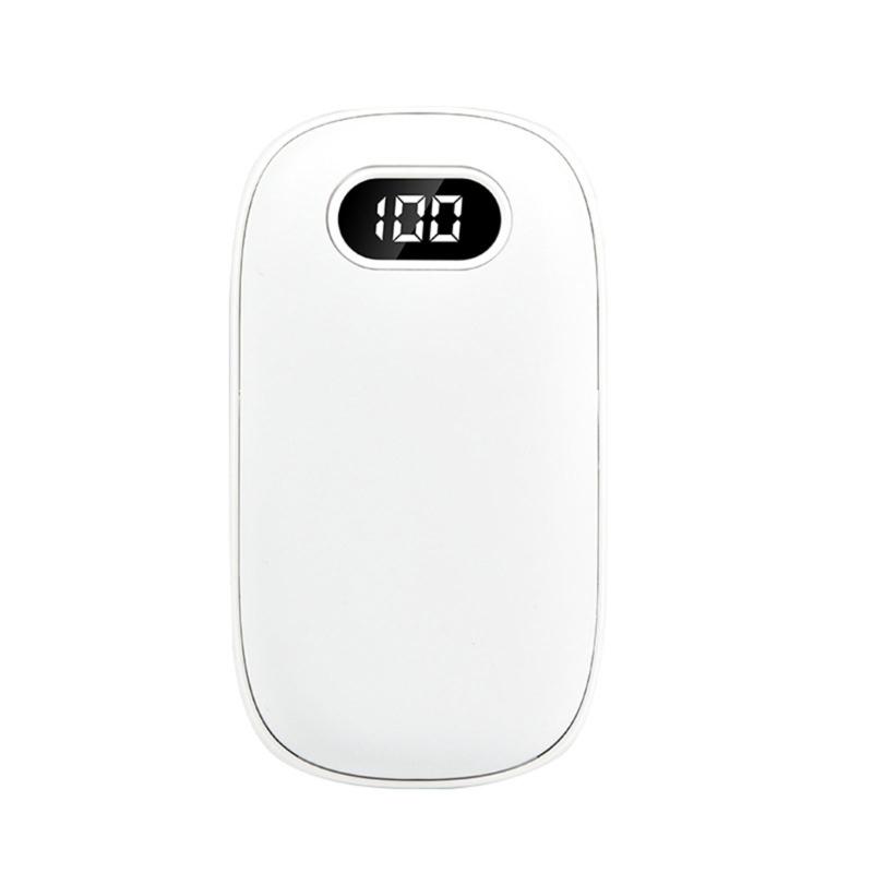 Pocket Sized Electric USB Hand Warmer Stay Warm in Cold Weather Power Banks Style and Convenience Heaters for Office Use белый