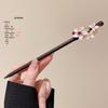 Traditional Sandalwood Hairpin for Chinese Cheongsam & Hanfu Updo