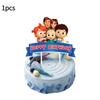 Theme Cartoon Birthday Party Supplies Set With Paper Napkins Cups