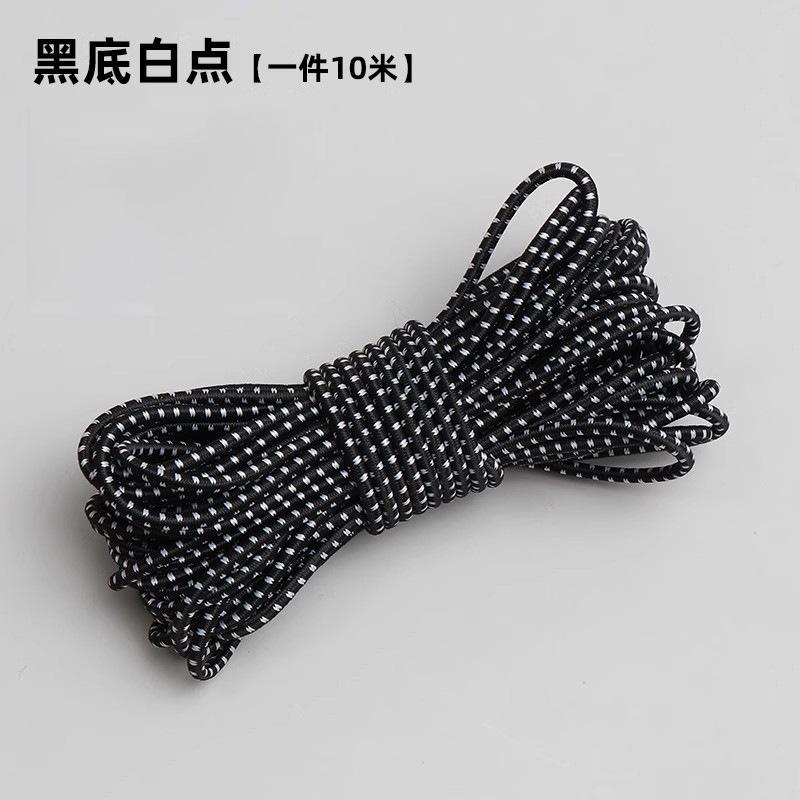 Hohe elastische elastische Seil langlebiges rundes elastisches Band rundes Gummiband Rinderband Seil elastisches Verstellseil elastisches Drahtseil dünn