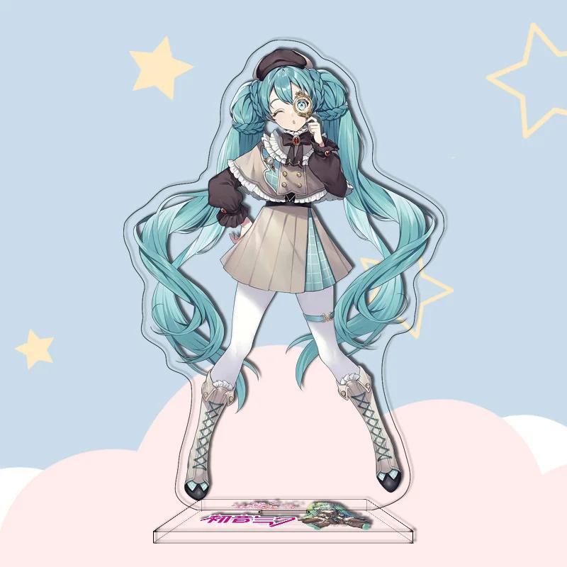 29 Types Hatsune Miku Anime Figure 16Cm Acrylic Key Chain Ornaments Presents Pendant Buckle Two-Sided Hatsune Miku Model TOYS Gift