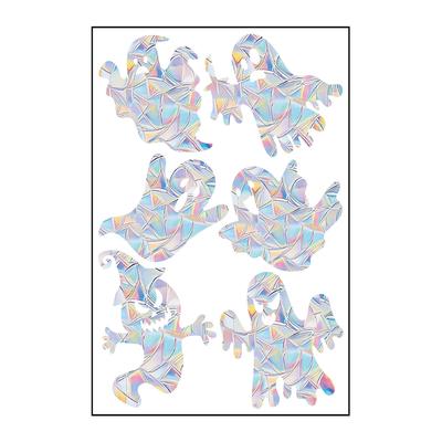 6/10/11/12 Pcs PVC Suncatcher Window Stickers Non Adhesive Rainbow Prism Window Sticker