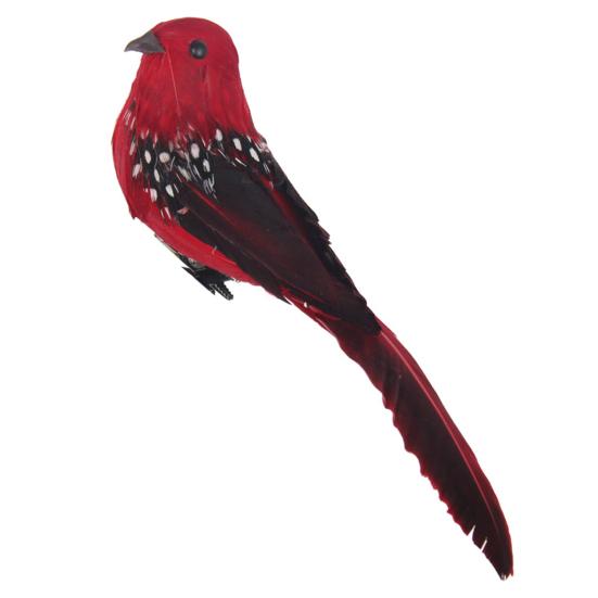 Artificial Bird Three-dimensional Eyes Long Tail Realistic Colorful Fake Animal Bird Garden Prop Decoration for Home