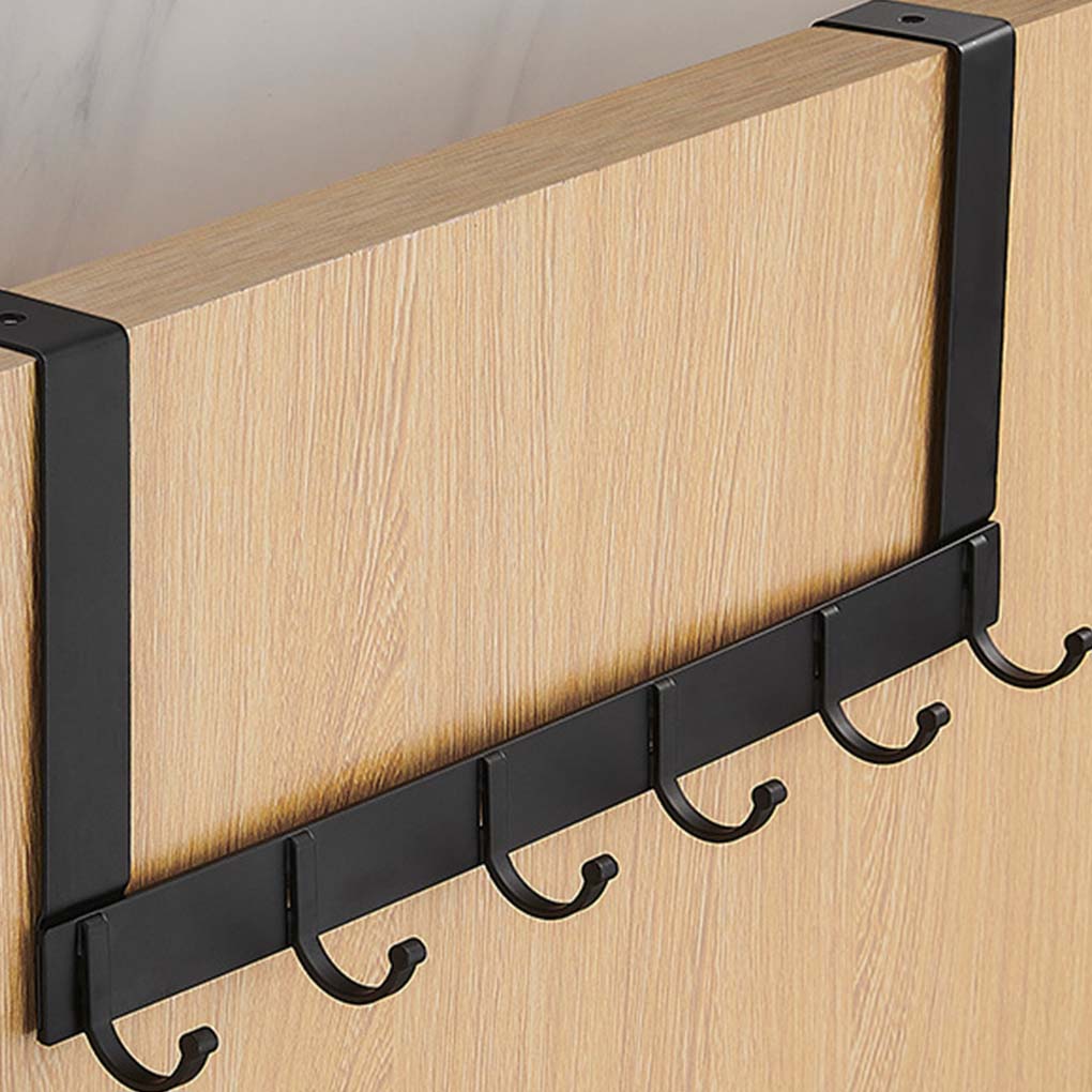 Rear Door Hook Bathroom Organizer Rack Arc-shaped Wall Hanging Hooks Rustproof Clothes Coat Racks Hat Towel Holder