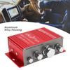 Autoradio Stereo Verstärker Einfach 20Hz Bis 20kHz 4 Klangfeld Aluminiumlegierung Autoradio Stereo Verstärker 12V für Familie