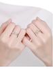 The Little Prince & Rose 999 Sterling Silver Adjustable Couple Rings, Gift for Men & Women