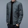 Men's Winter Duck Down Top Stand-up Collar Thickened Baseball Jersey Business Fashion Casual Thermal Jacket