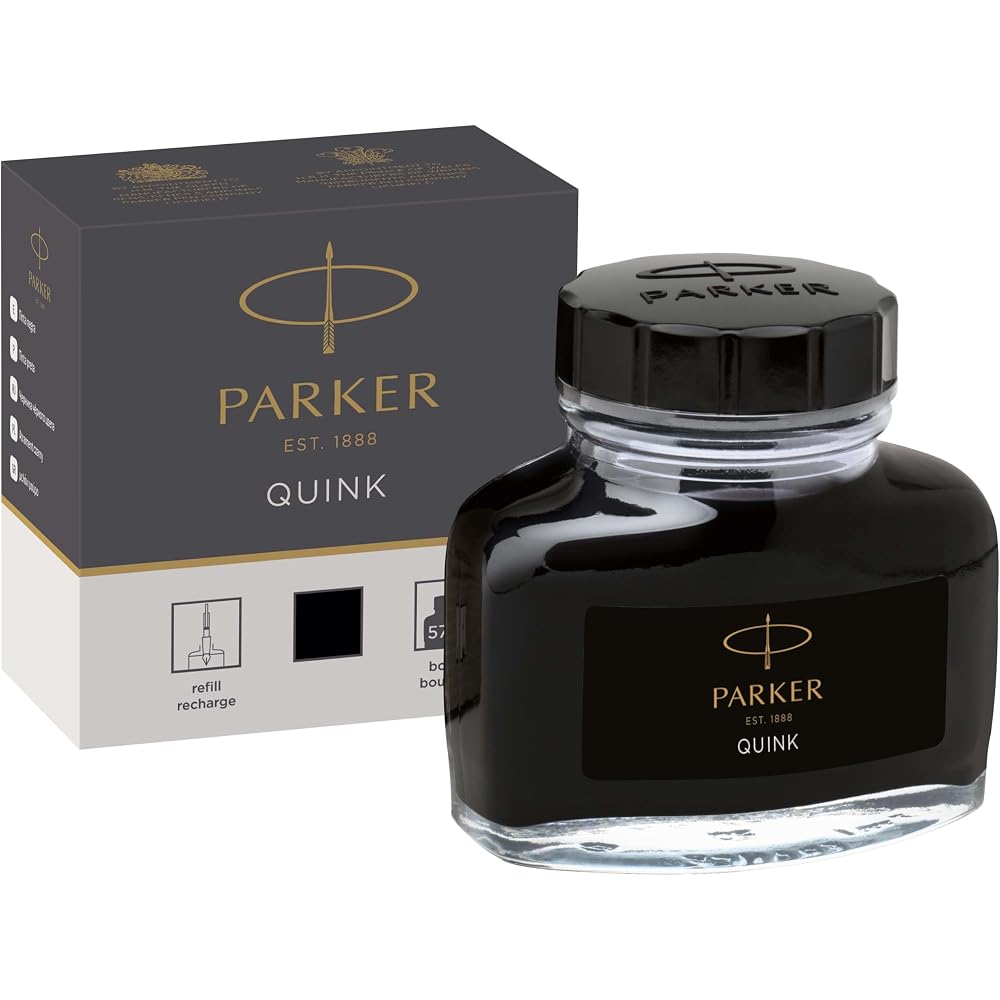 PARKER Parker Bottle Ink Quink Black S1162110 57ml Regular Imported