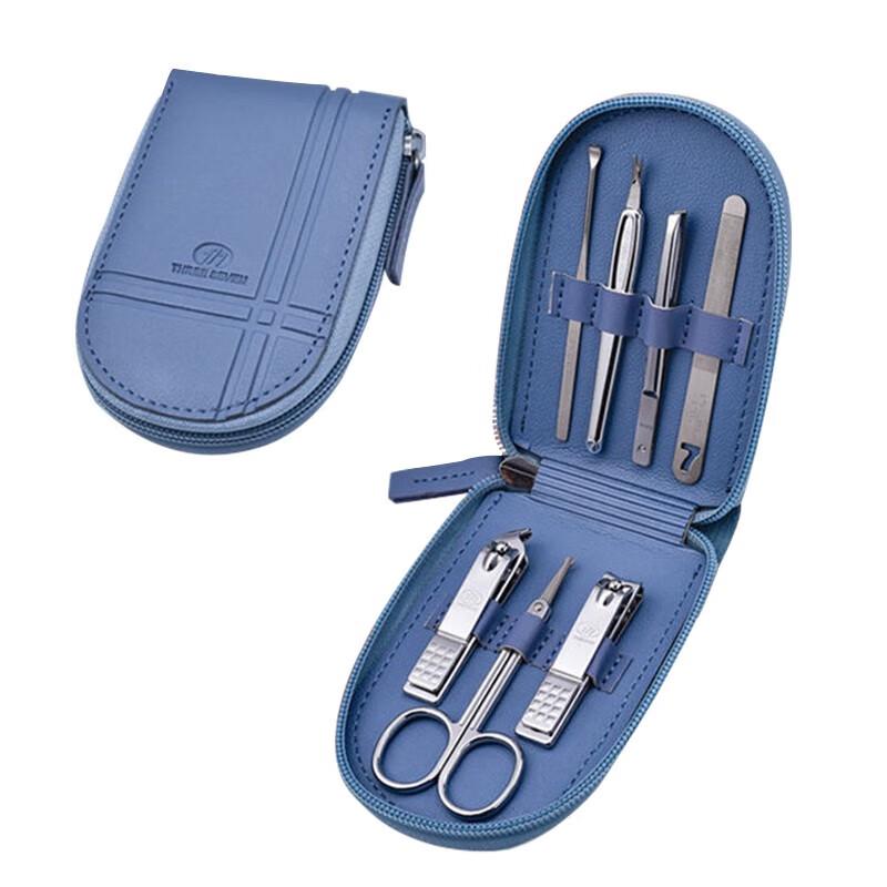 THREE SEVEN 7-Piece Stainless Steel Manicure Set