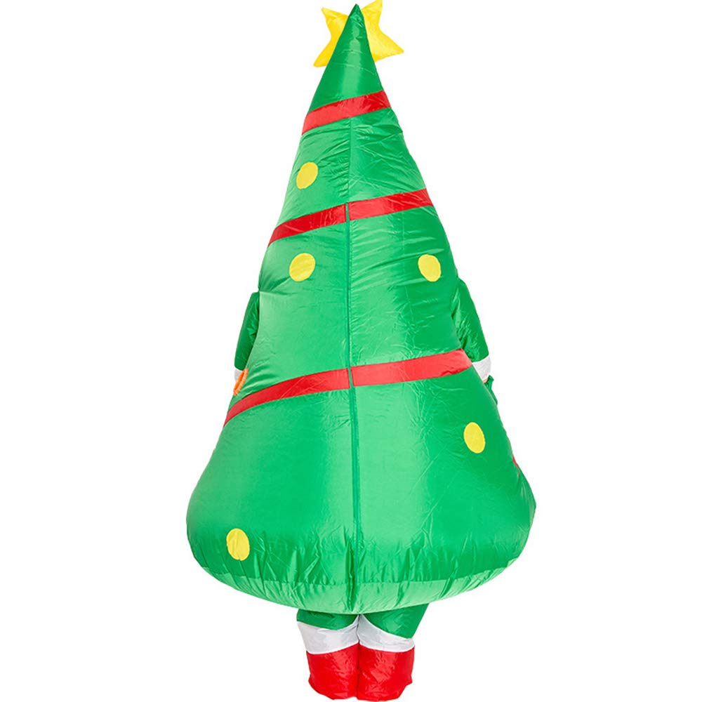 Christmas Christmas Tree Inflatable Santa Claus Funny Christmas Tree Outfit with Costume Set for Includes Fan Blower [SYitong] Costume, Santa,