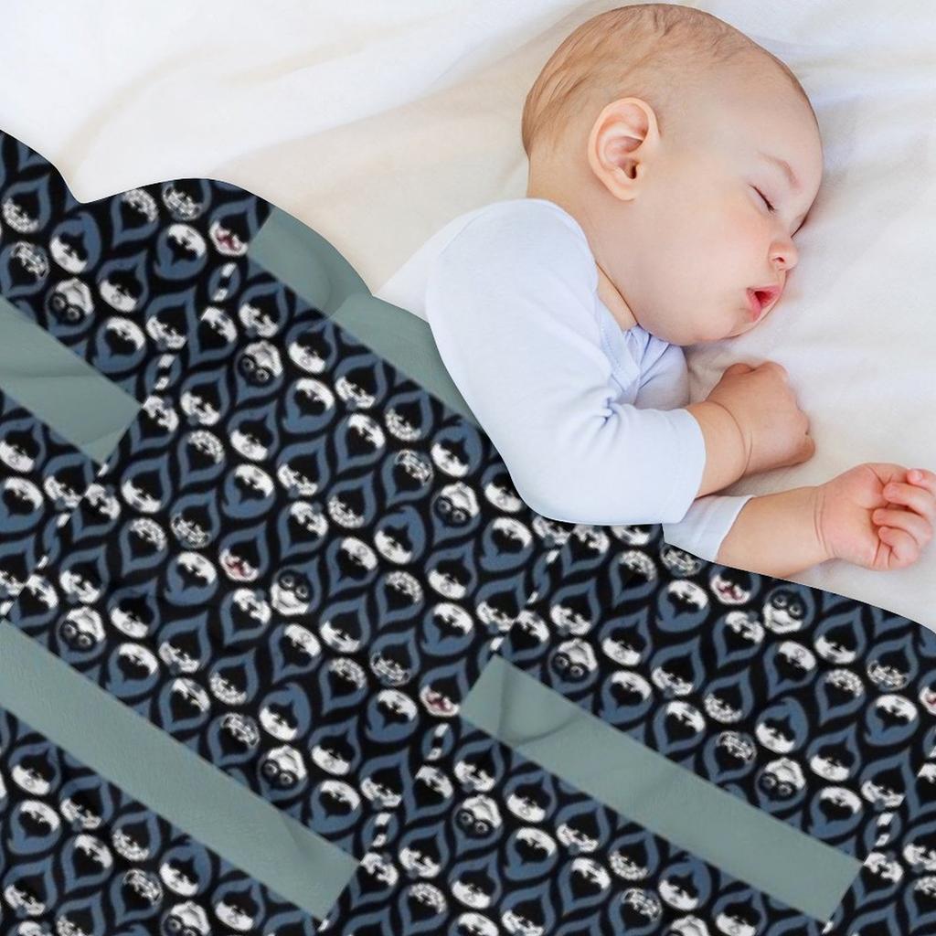 Deltarune - Lancer Face Drop Pattern Chiffon Top Throw Blanket Sofas Decorative Throw Sofa Quilt Stuffeds Blankets