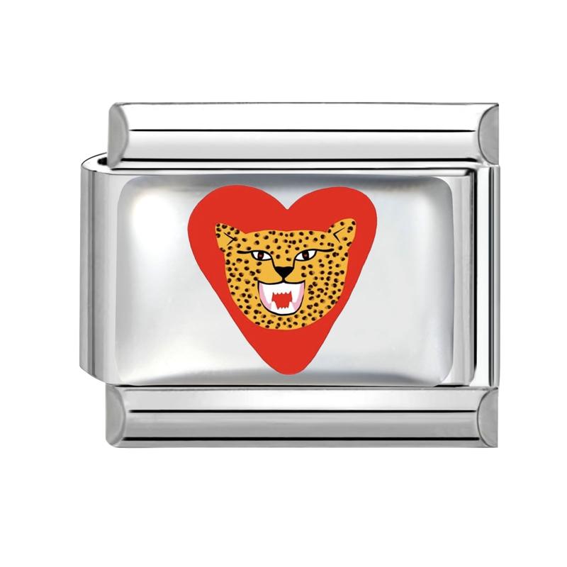 Creative Personalized DIY Cartoon Animals Series Charm Bracelet Lovely Fish Dog Cat Bead Fit 9mm Stainless Steel Bracelet Gift
