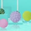 6Pcs Textured Ball Toy Vinyl Soft Elastic Multicolor Hands Squeeze Balls Set for Baby Infant