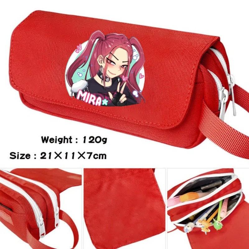 

Cartoon Printing Large Capacity Double-layer Handheld Pencil Bag for Primary and Secondary School Students