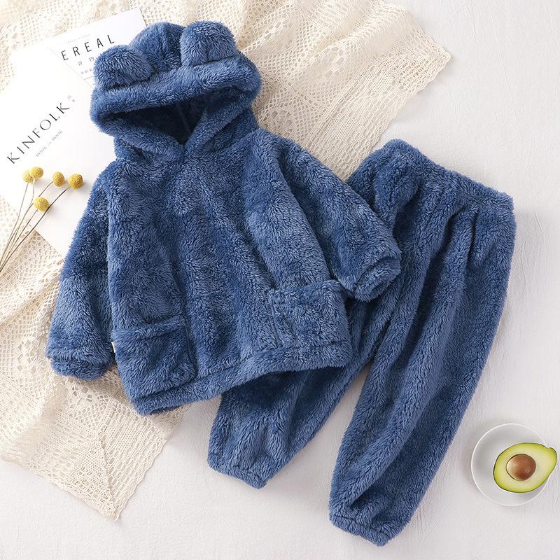 Little Bear Autumn/Winter Pajama Set for Toddlers & Kids - Cute, Warm, High-Grade Outerwear