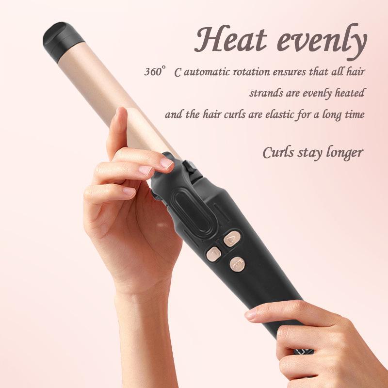 Cross-Border Automatic Curling Iron with LCD & Adjustable Temperature - Essential Hair Styling Tool