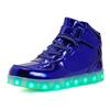 Fashion New Size 25-46 Children Adult USB Charging Glowing Kid Luminous Sneakers for Boys Girls Men Women Led Casual Walking Light Shoes