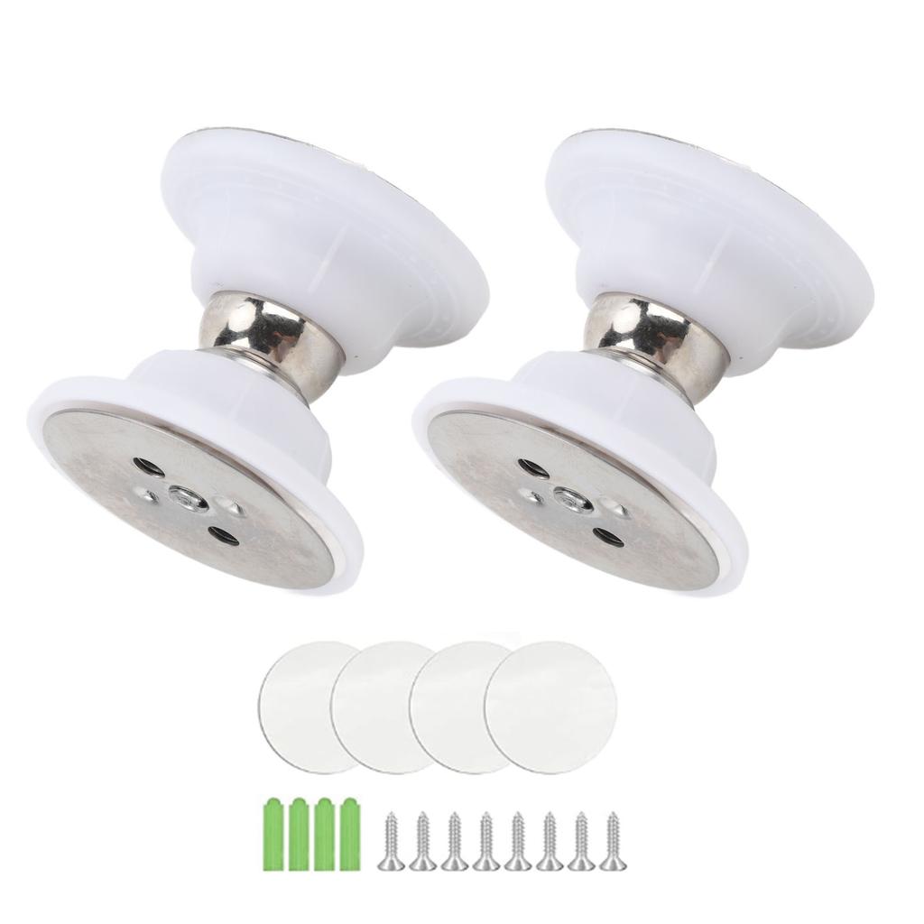 Pair of RV Magnetic Door Catch Reduce Noise Heavy Duty Baggage Door Catch for Motorhome Travel Trailer Camper