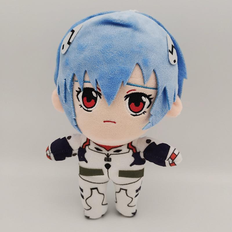 Novo Fofo Neon Genesis Evangelion Pelúcia Asuka Langley Soryu e Rei Ayanami Boneca Macia de Pelúcia Personagens de Anime EVA Pelúcias para Fãs Presente de Aniversário para Crianças
