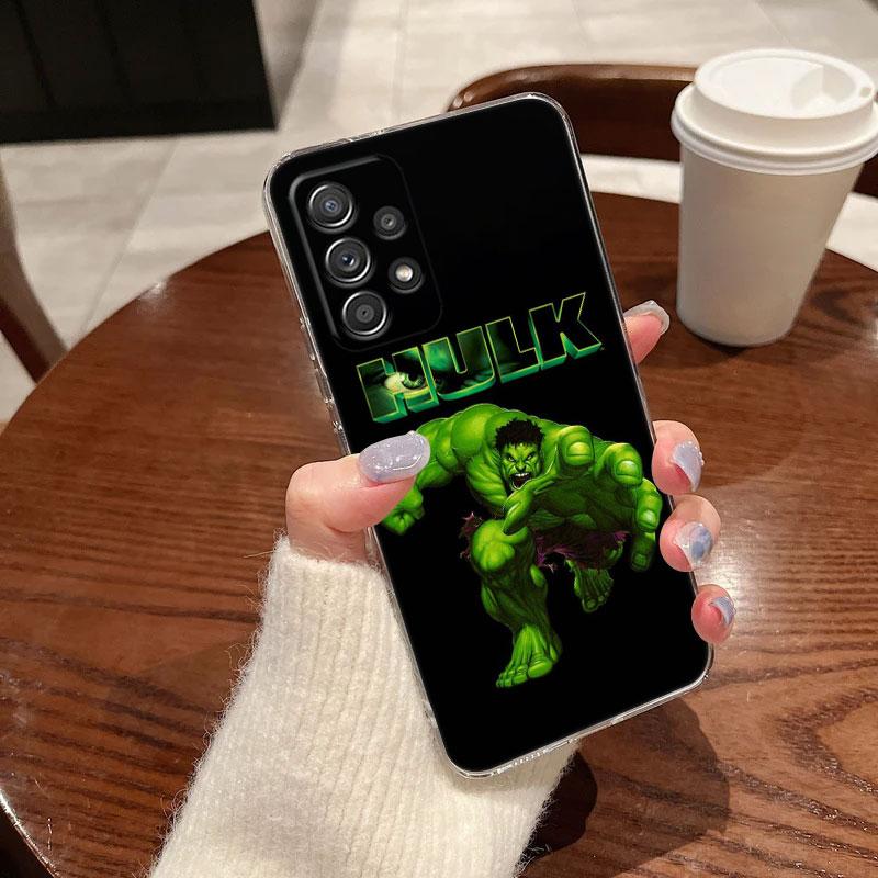 Avengers Marvel Clear Case For Samsung Galaxy A57 A37 A56 5G A36 A55 A54 A35 A26 A07 A17 A16 A06 A36 A15 Spiderman Ironman Funda