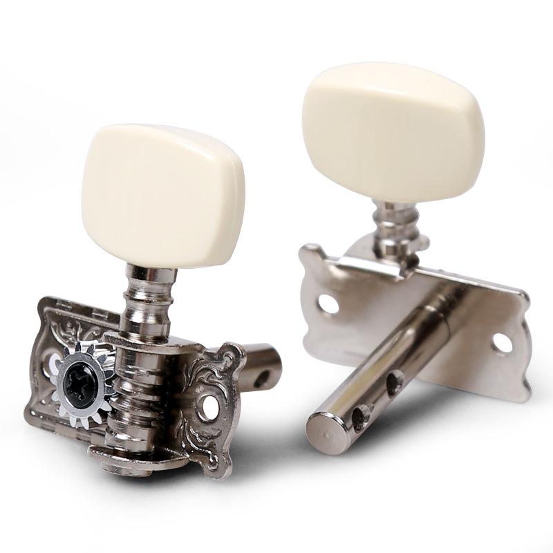 Classical Open Type Folk Guitar String Tuning Pegs - Wooden Headstock & Post Accessories