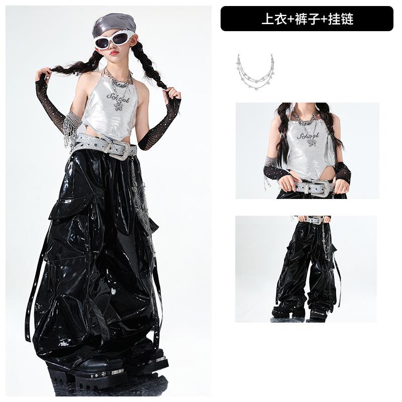 Girls' Jazz Costumes Are Trendy And Trendy Girls' Jazz Less Children'S Costumes Catwalk Girl Group Street Dance Trendy Costumes