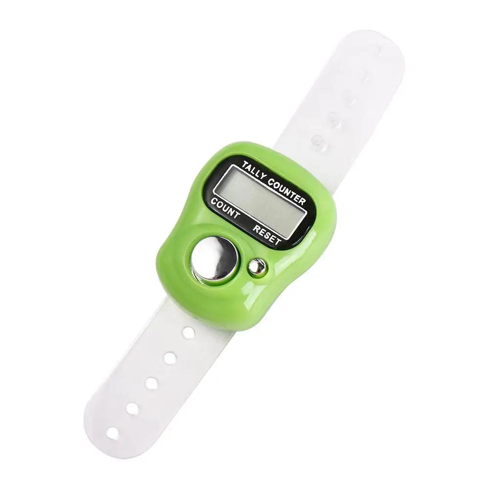 Mini Finger Ring Tally Counter Digital Electronic Knitting Row Counter Weave Tools Hand Held Stroke Counters Point Marker